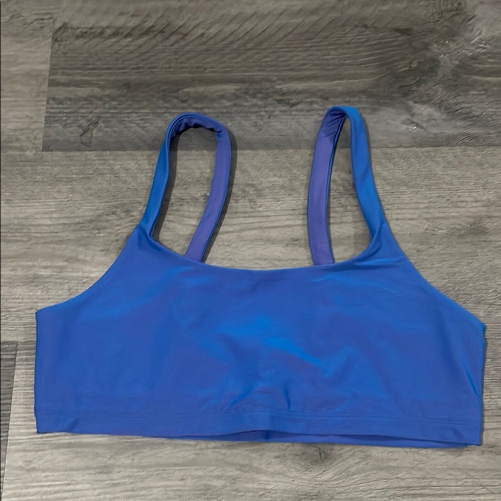 ALO Yoga Blue Sports Bra